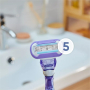 Gillette Venus Deluxe Smooth Swirl holicí strojek s 5 břity + náhradní hlavice 2 kusy pro ženy