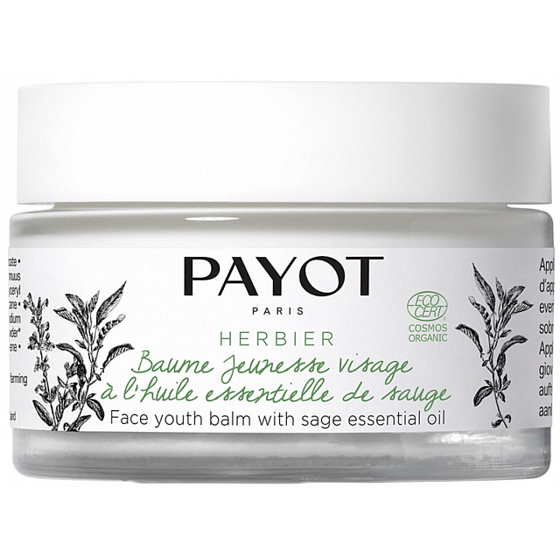 Payot Herbier Baume Jeunesse Visage odmładzający krem do twarzy z olejkiem eterycznym z szałwii 50 ml
