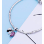 Zawieszka ze srebra 925 Serce otwierane Kocham Cię, charms do bransoletki miłość