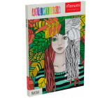 Monumi Teens Marina kreatywny obrazek do kolorowania w ramie 38,5 x 1,5 x 27 cm, zalecany wiek 10+