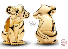 Charm Srebrny 925 Disney Król Lew Simba, koralik na bransoletkę zwierzę