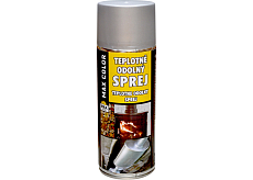 Max Color farba odporna na temperatury do 300 °C, srebrna, 400 ml