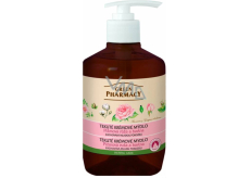 Green Pharmacy Pižmová růže a Bavlna tekuté mýdlo s dávkovačem 460 ml