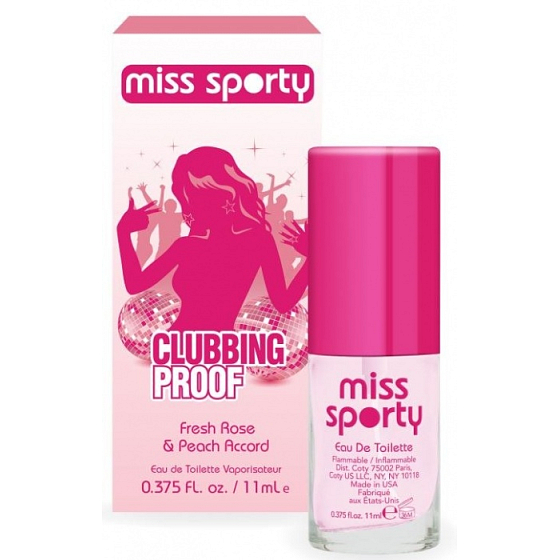 Miss Sporty Love 2 Love Clubbing Proof toaletní voda pro ženy 11 ml