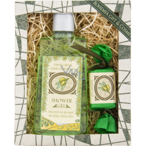 Bohemia Gifts Oliva sprchový gel 200 ml + ručně vyráběné mýdlo 30 g, kosmetická sada