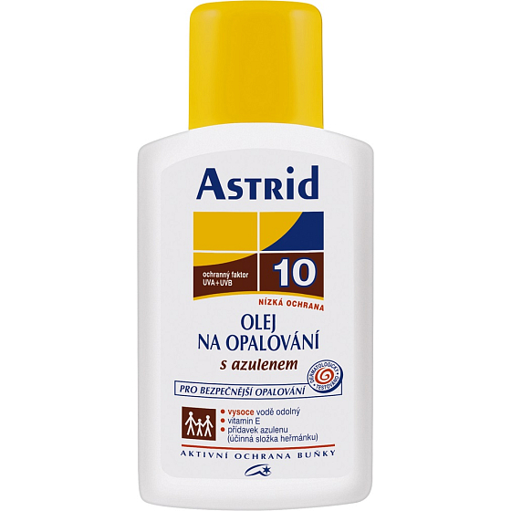 Astrid F10 Azulen Olej na opalování 200 ml