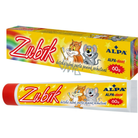 Alpa Zubík Pasta do zębów 60 g Alpa Zubík Pasta do zębów 60 g