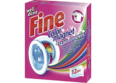Well Done Fine Color Magnet chusteczki przeciw plamom i zabarwieniom, 12 szt.