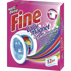 Well Done Fine Color Magnet chusteczki przeciw plamom i zabarwieniom, 12 szt.