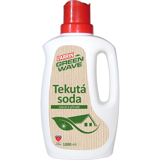 Larrin Green Wave Płynna soda wielofunkcyjny środek czyszczący do plam, zapachów, tłuszczu i przypalonych resztek 1000 ml