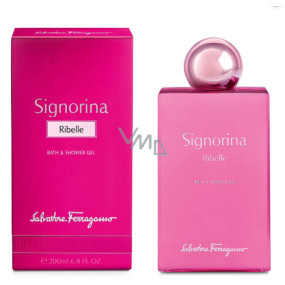 Salvatore Ferragamo Signorina Ribelle sprchový gel pro ženy 200 ml