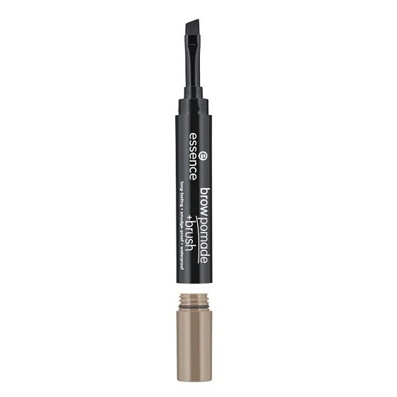 Essence Brow Pomade & Brush barva na obočí 01 Blonde 1,2 g