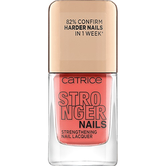 Catrice Stronger Nails Strengthening Nail Lacquer lak na nehty 02 Burly Coral 10,5 ml