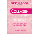 Dermacol Collagen Plus metaliczna maska peel-off 2 x 7 ml
