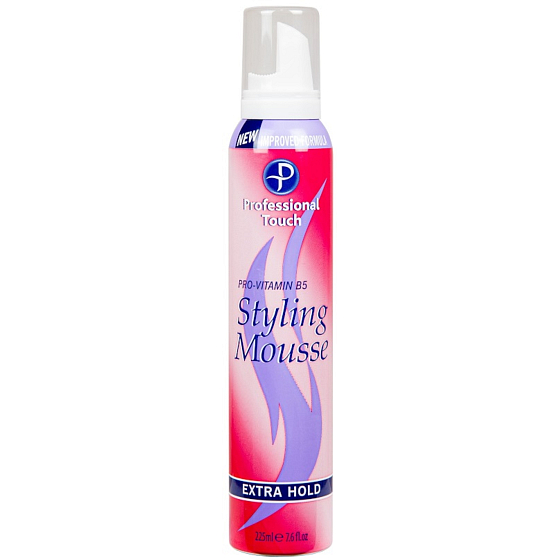 Salon Professional Touch Extra Hold Pink pěnové tužidlo na vlasy 225 ml