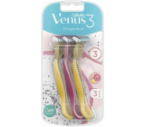 Gillette Venus 3 Dragonfruit jednorazowe maszynki do golenia 3 sztuki dla kobiet