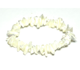 Bransoletka z pereł elastyczna cięta naturalna 19 cm, symbol kobiecości