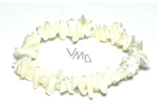 Bransoletka z pereł elastyczna cięta naturalna 19 cm, symbol kobiecości