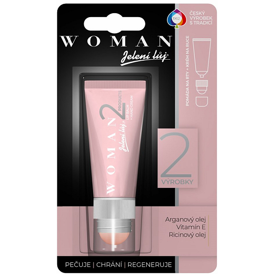 Regina Woman 2w1 balsam do ust i rąk tuba 20 ml