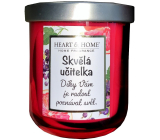 Heart & Home Sěží grejpfrut i czerwona porzeczka sojowa świeca z napisem Wspaniała nauczycielka 110 g