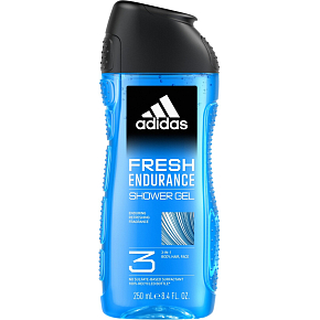 Adidas Fresh Endurance 3w1 żel pod prysznic do ciała, włosów i twarzy dla mężczyzn 250 ml