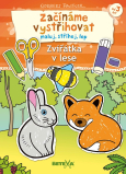 Ditipo Zaczynamy wycinać Zwierzątka w lesie kreatywny zeszyt 17,5 x 24,1 x 0,8 cm, wiek 3+