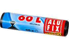 Alufix worki na śmieci, 13 µ, 59 × 72 cm, 60 l, 20 sztuk