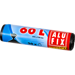 Alufix worki na śmieci, 13 µ, 59 × 72 cm, 60 l, 20 sztuk