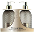Vivian Gray Ylang i Wanilia luksusowe płynne mydło z dozownikiem 300 ml + luksusowe mleczko do rąk z dozownikiem 300 ml, zestaw kosmetyczny