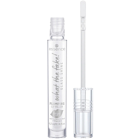 Essence What The Fake! Glass Shine Plumping lesk na rty 01 Oh So Glassy 4,2 ml