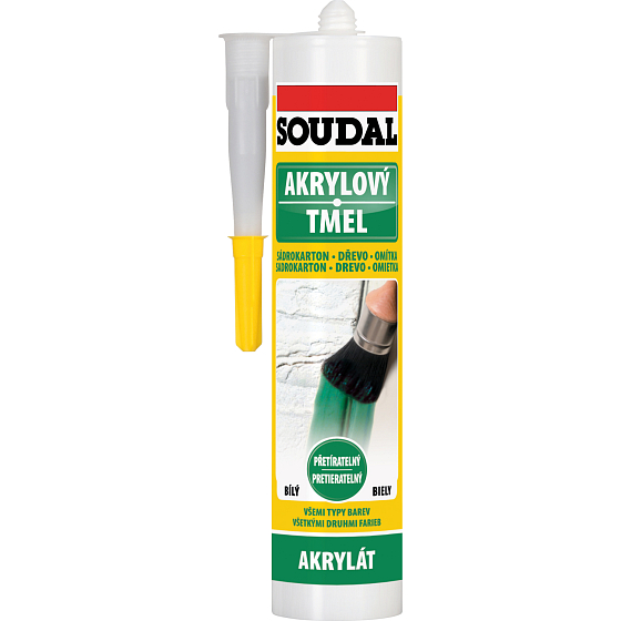 Soudal akrylowy uszczelniacz, do malowania, biały, 300 ml