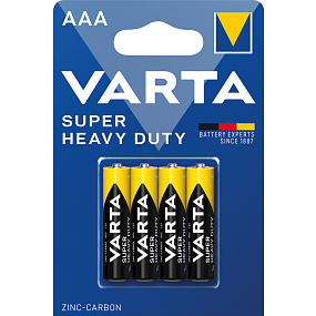 Varta Superlife, baterie AAA, cynkowo-węglowe, 4 szt. Varta Superlife, baterie AAA, cynkowo-węglowe, 4 szt.
