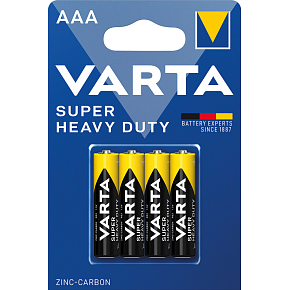 Varta Superlife, baterie AAA, cynkowo-węglowe, 4 szt.