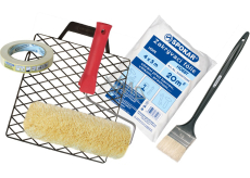 Spokar Plyš žlutozelený váleček na malování, 240 mm + držák, folie, páska