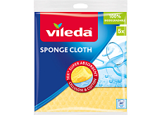 Vileda gąbkowa ściereczka 18 × 18,4 cm, 5 szt.