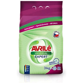 Avrilé Expert Universal proszek do prania, 50 prań 3 kg