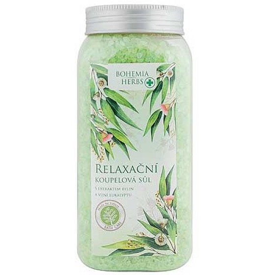 Bohemia Gifts Eucalyptus relaxační sůl do koupele 900 g