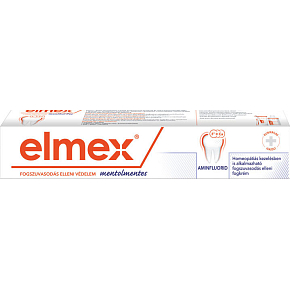 Elmex Menthol-free Bez mentolu kompatibilní z homeopatickou léčbou zubní pasta 75 ml Elmex Menthol-free Bez mentolu kompatibilní z homeopatickou léčbou zubní pasta 75 ml