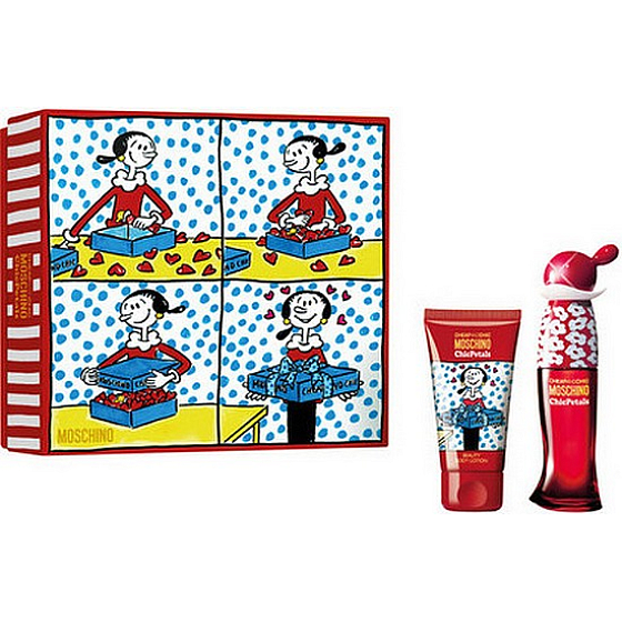 Moschino Cheap And Chic Chic Petals toaletní voda 30 ml + tělové mléko 50 ml, dárková sada