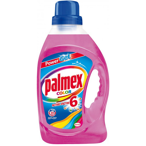 Palmex Active-Enzym 6 Color tekutý prací gel na barevné prádlo 20 dávek 1 l
