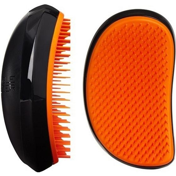Tangle Teezer Salon Elite Neon Brights Profesionální kompaktní kartáč na mokré vlasy černo-neonově oranžový