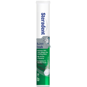 Steradent Active Fresh tabletki do protez zębowych 30 sztuk