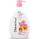 Dermomed Frangipani & White Peach sprchový gel dávkovač 1000 ml