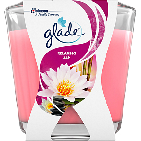 Glade świeca zapachowa Decor Relaxing Zen, 70 g