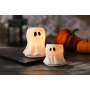 Yankee Candle Halloween Glowing Ghost svícen keramický na na votivní svíčku čajovou velký 12 x 14 cm