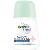 Garnier Mineral Action Control + Clinically Tested kuličkový antiperspirant deodorant roll-on pro ženy 50 ml
