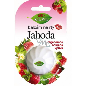 Bione Cosmetics Jahoda balzám na rty vajíčko 6 ml Bione Cosmetics Jahoda balzám na rty vajíčko 6 ml