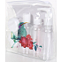 Albi Original Zestaw podróżnych butelek 3 x 80 ml + 2 pojemniki + Etui na lampki - 15 cm x 15 cm x 4,5 cm