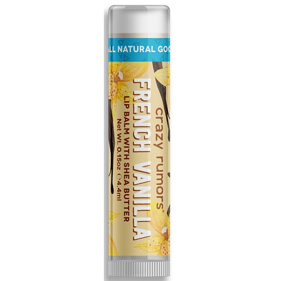 Crazy Rumors French Vanilla balzám na rty s příchutí vanilky 4,4 ml