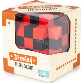 Albi Mozkovna Velký dřevěný hlavolam Šachová krychle 8,2 x 8,2 x 9 cm Albi Mozkovna Velký dřevěný hlavolam Šachová krychle 8,2 x 8,2 x 9 cm